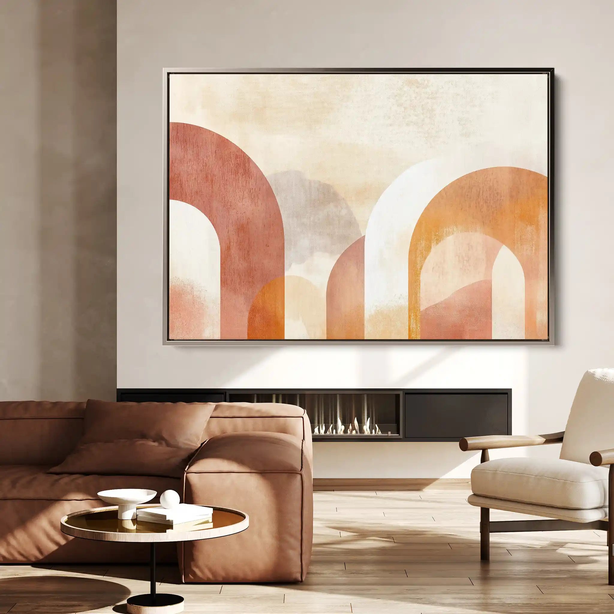 Boho 128 Canvas Art 60 x 40 cm / Black