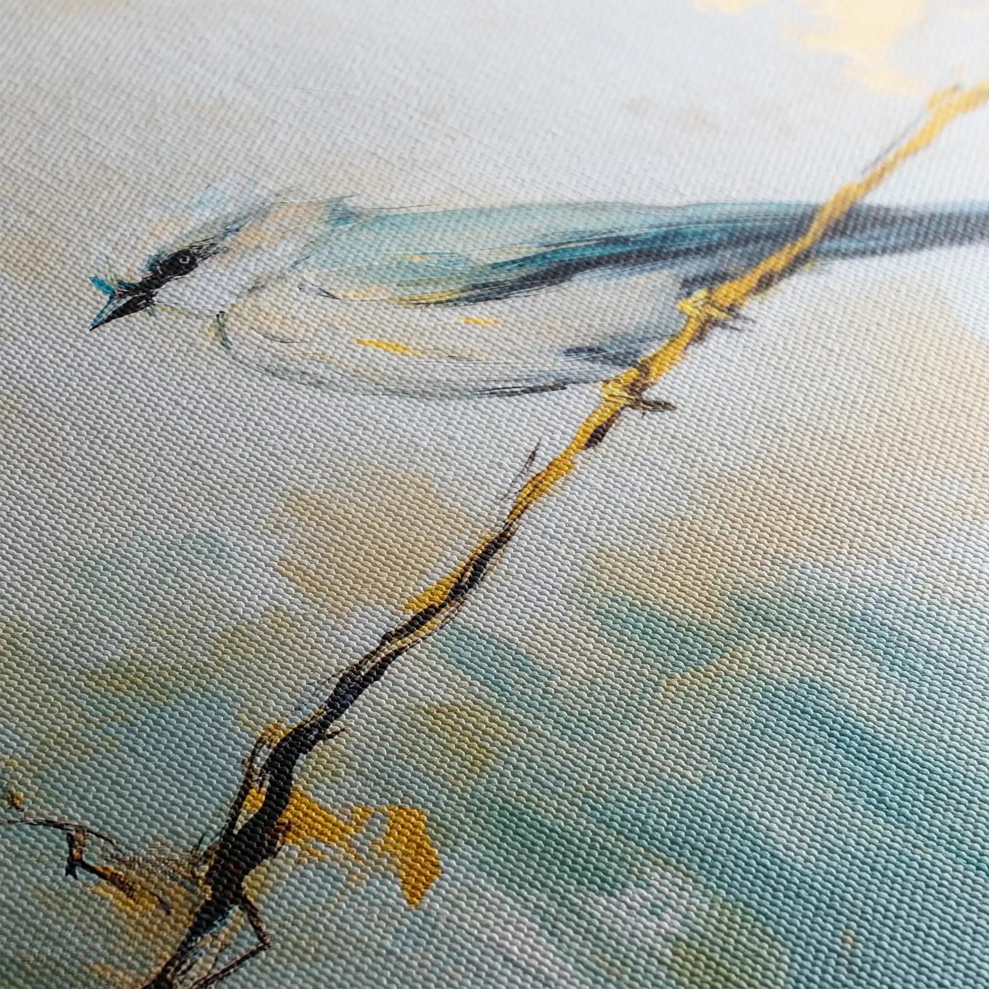 Animals 129 Canvas Art 60 x 40 cm / Black