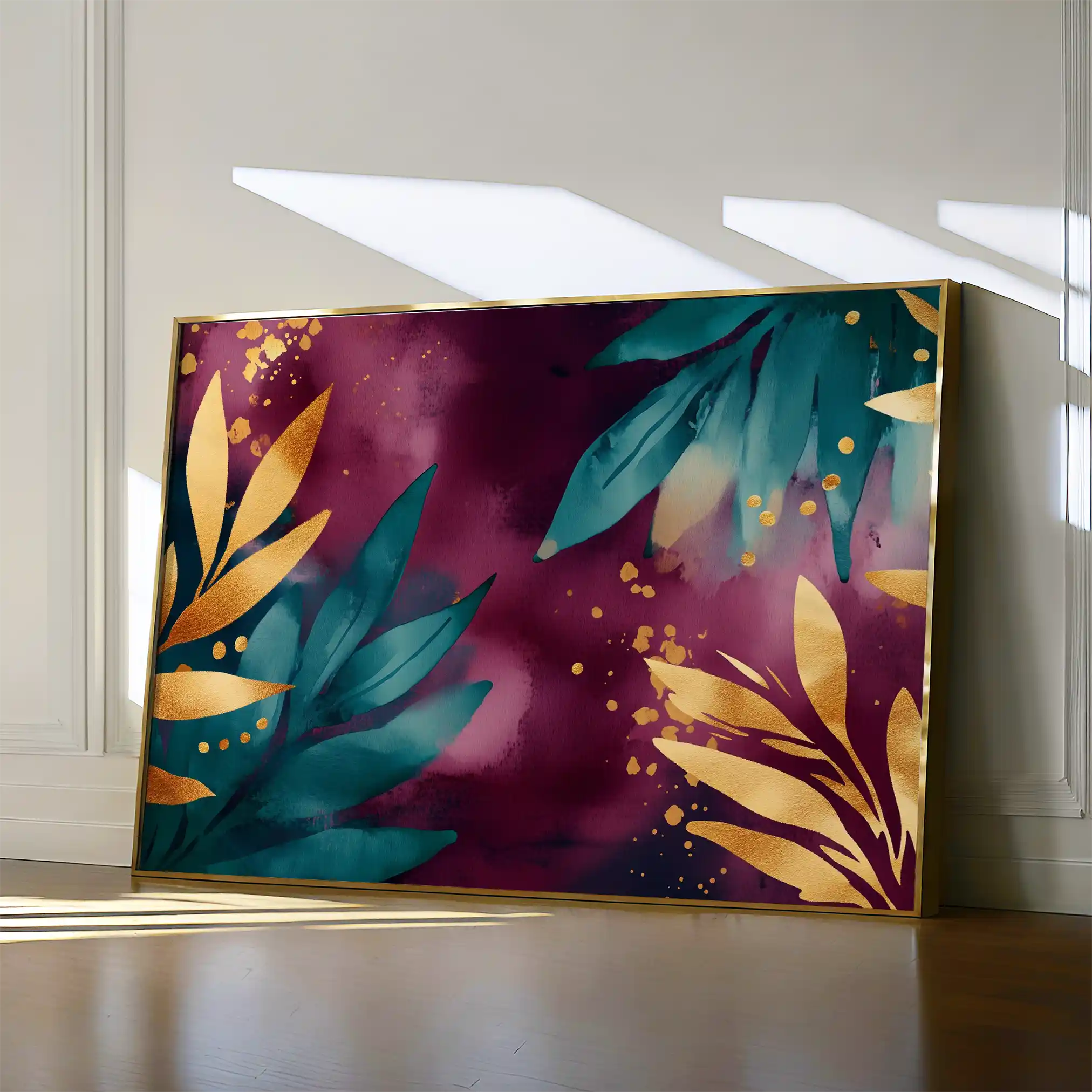 Boho 129 Canvas Art 60 x 40 cm / Black