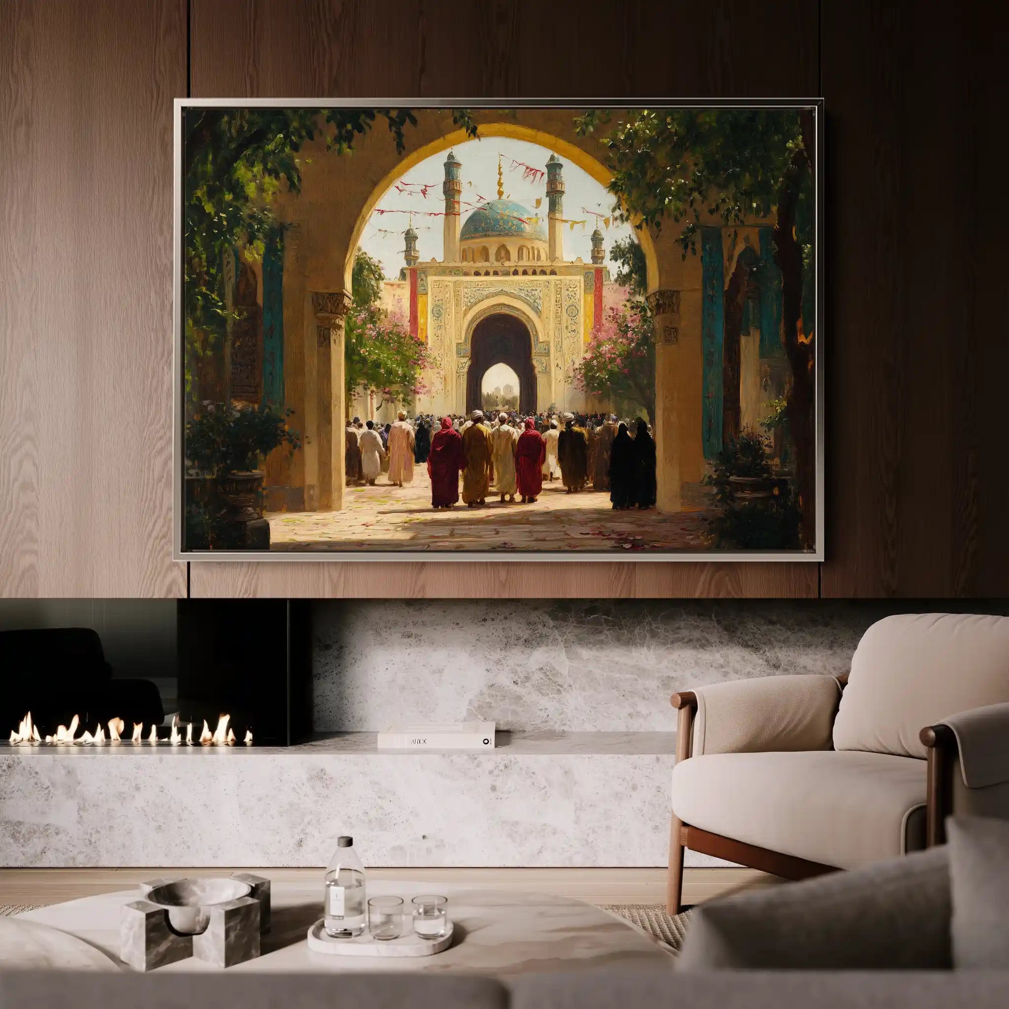 Orientalist 129 Canvas Art 60 x 40 cm / Black