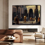 Orientalist 130 Canvas Art 60 x 40 cm / Black