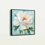 Floral 1301 Canvas Art 60 x 60 cm / Black