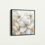 Floral 1310 Canvas Art 60 x 60 cm / Black