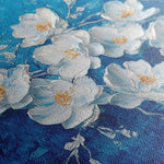 Floral 1316 Canvas Art 60 x 60 cm / Black