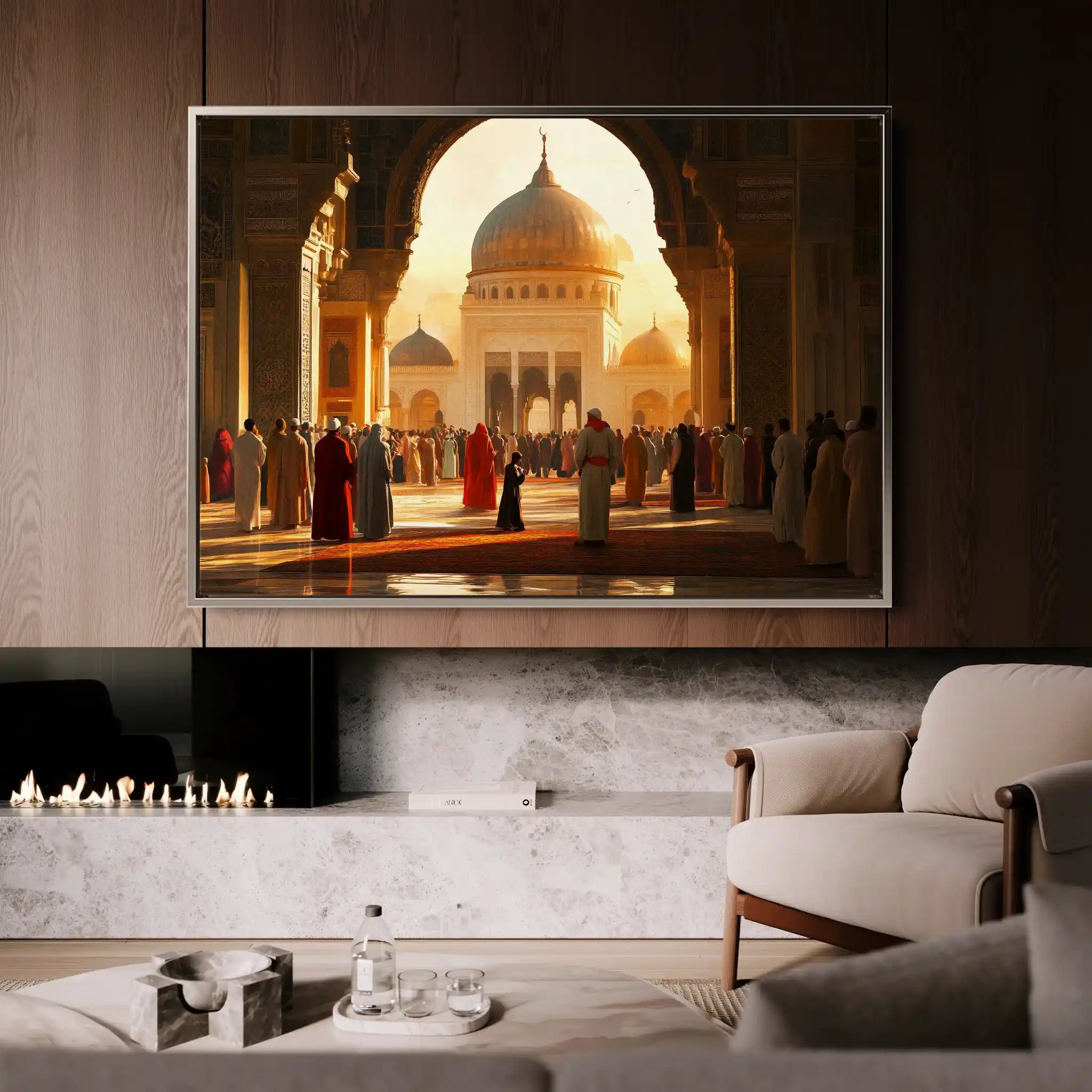 Orientalist 132 Canvas Art 60 x 40 cm / Black