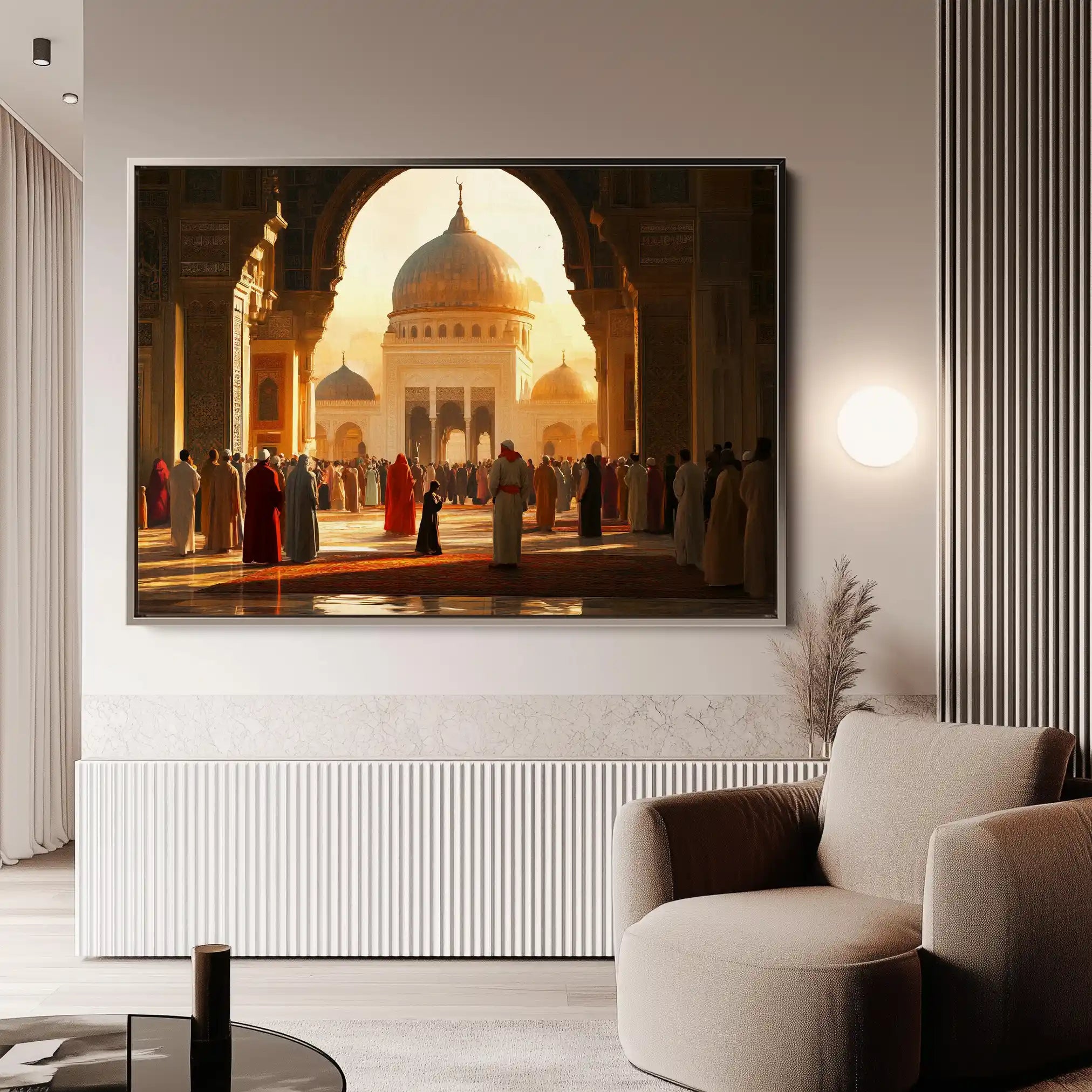 Orientalist 132 Canvas Art 60 x 40 cm / Black