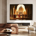 Orientalist 132 Canvas Art 60 x 40 cm / Black
