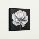 Floral 1320 Canvas Art 60 x 60 cm / Black