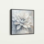Floral 1324 Canvas Art 60 x 60 cm / Black