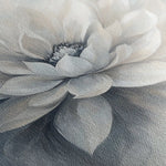 Floral 1324 Canvas Art 60 x 60 cm / Black