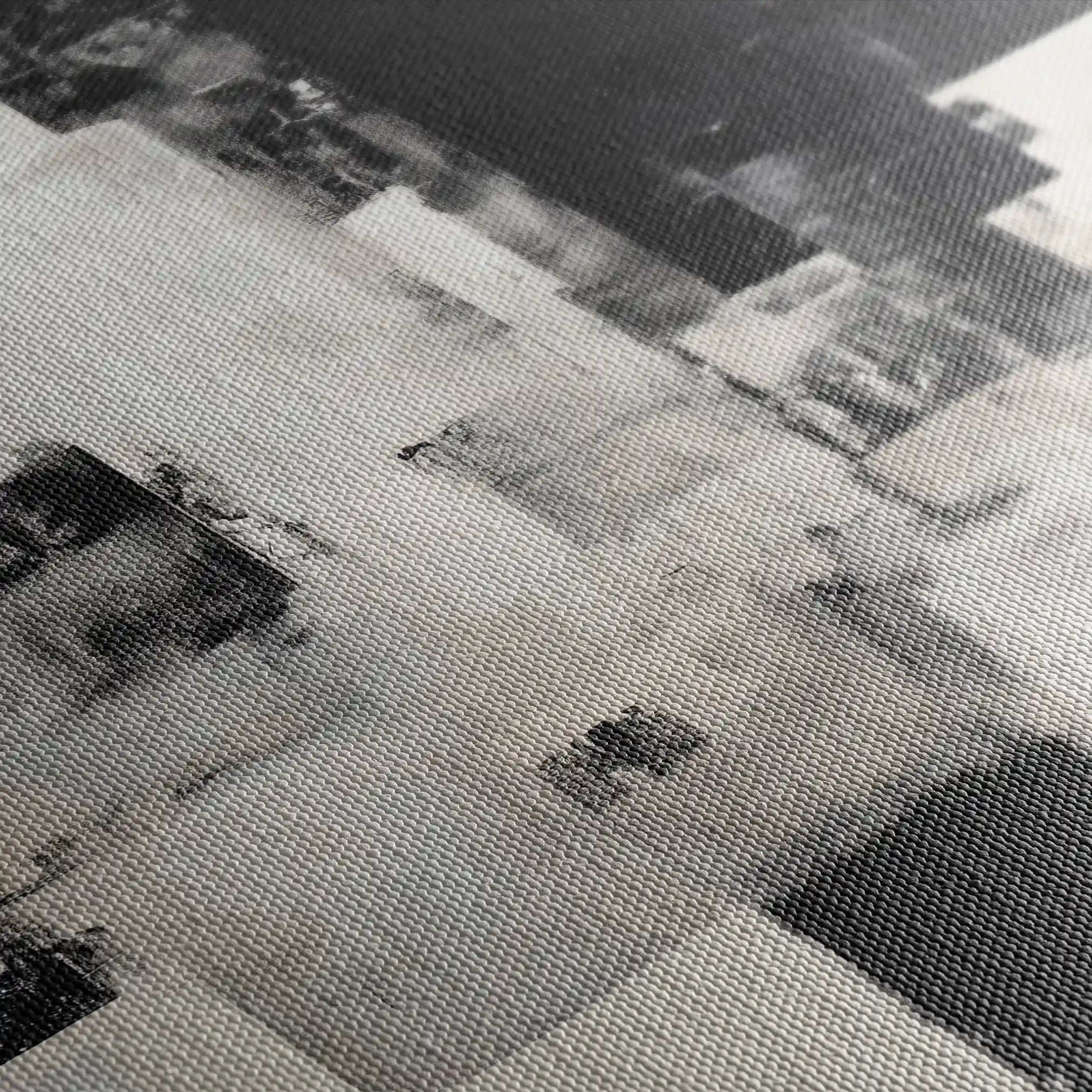 Abstract 1326 Canvas Art 60 x 60 cm / Black