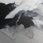 Abstract 1328 Canvas Art 60 x 60 cm / Black