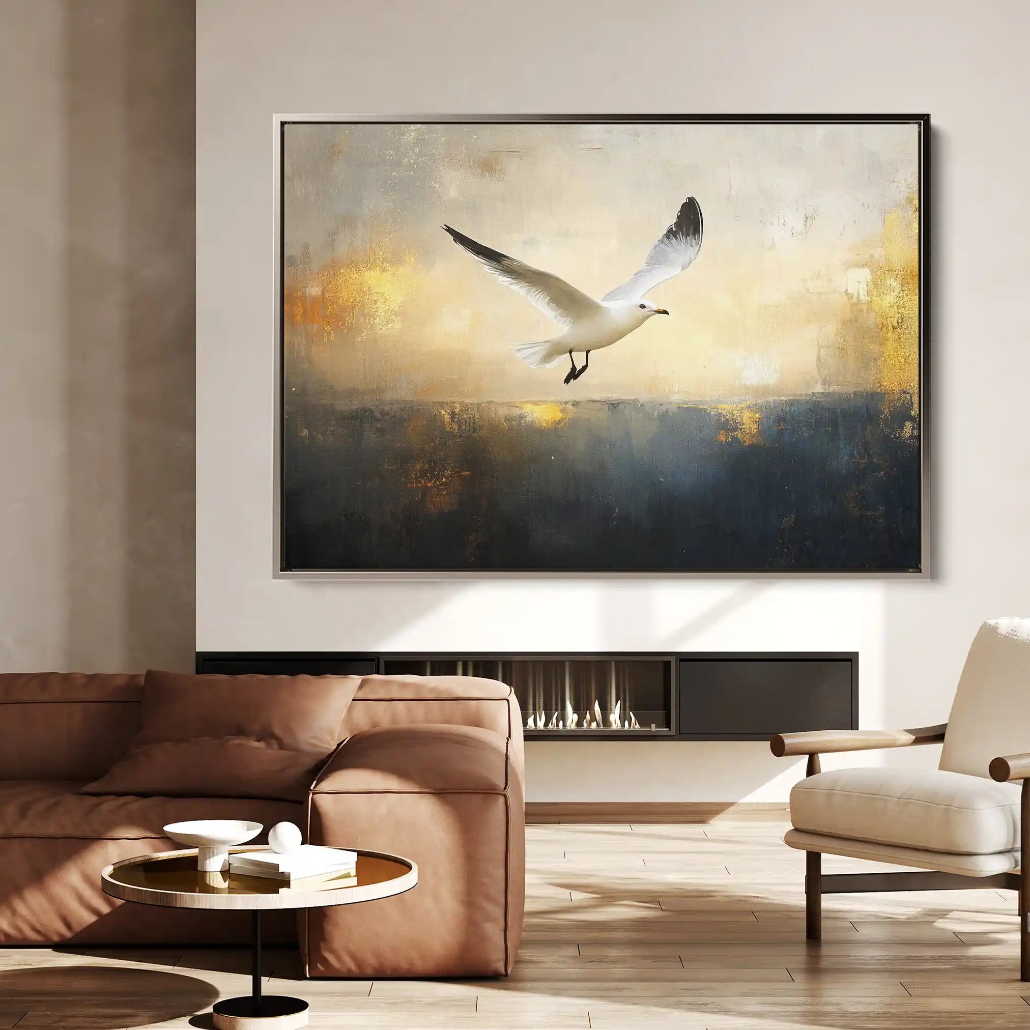 Animals 133 Canvas Art 60 x 40 cm / Black