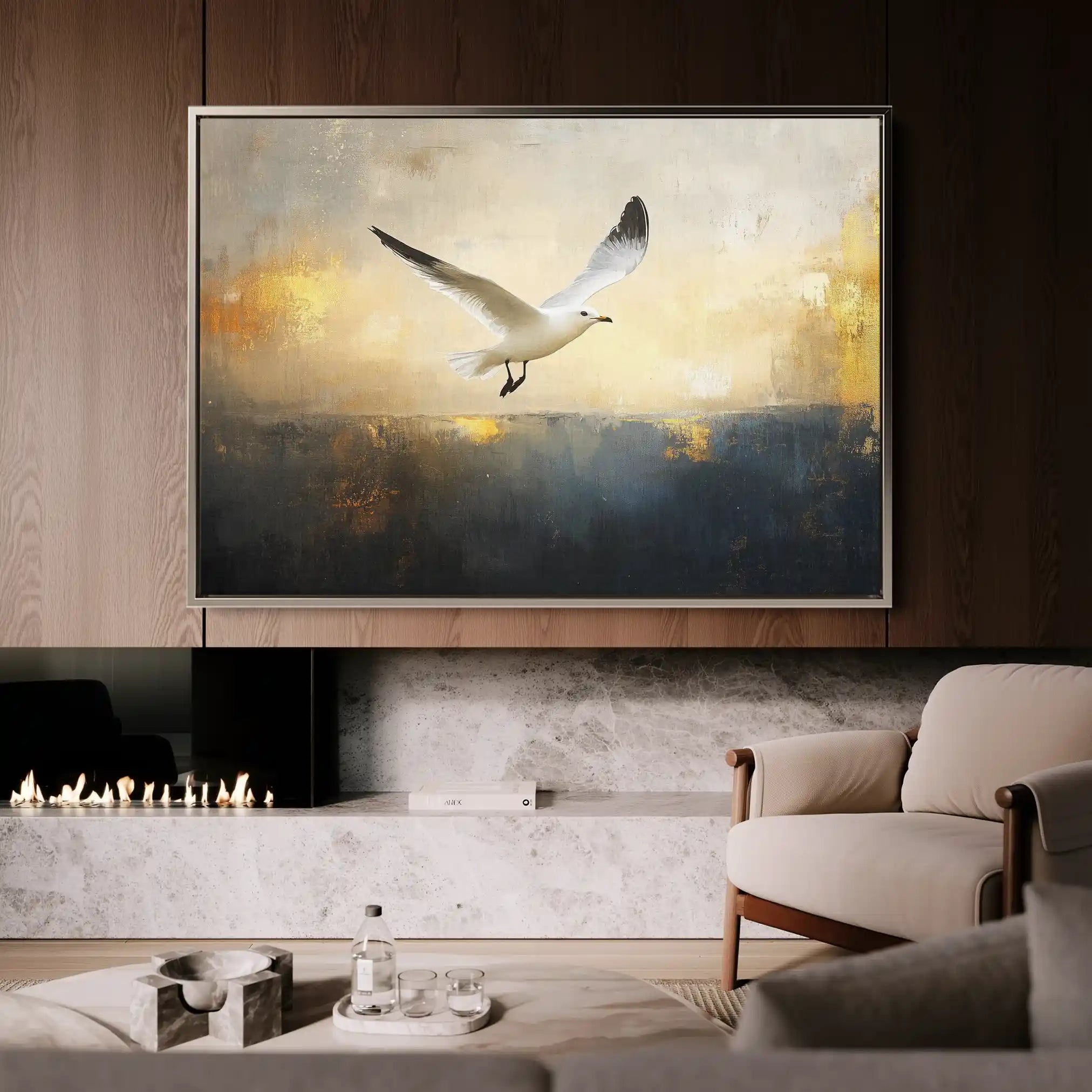 Animals 133 Canvas Art 60 x 40 cm / Black