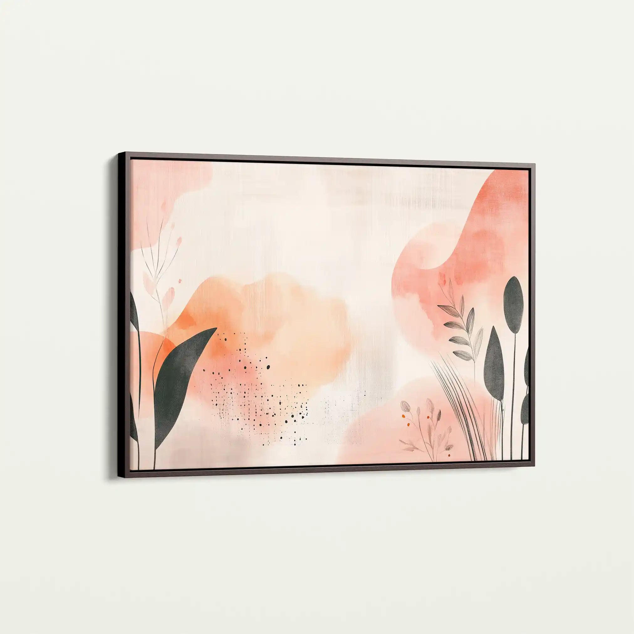 Boho 133 Canvas Art 60 x 40 cm / Black