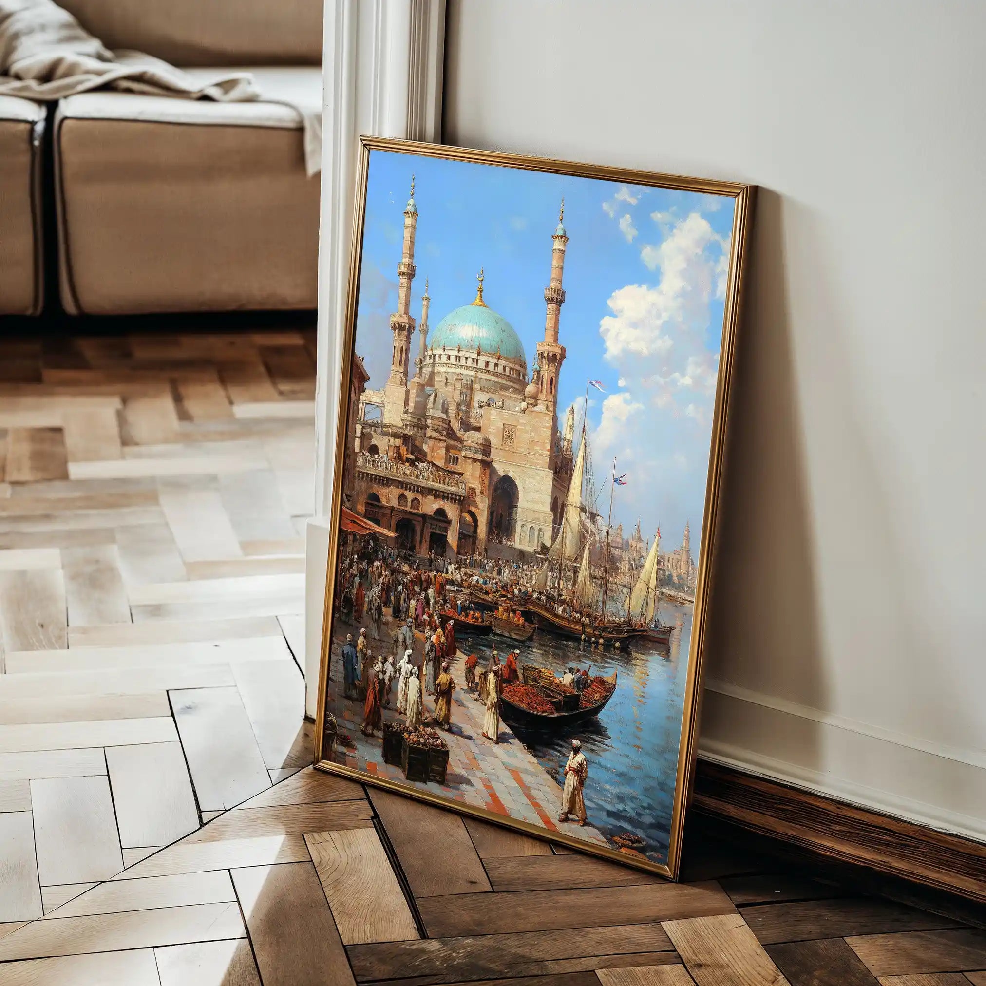 Orientalist 133 Canvas Art 60 x 40 cm / Black