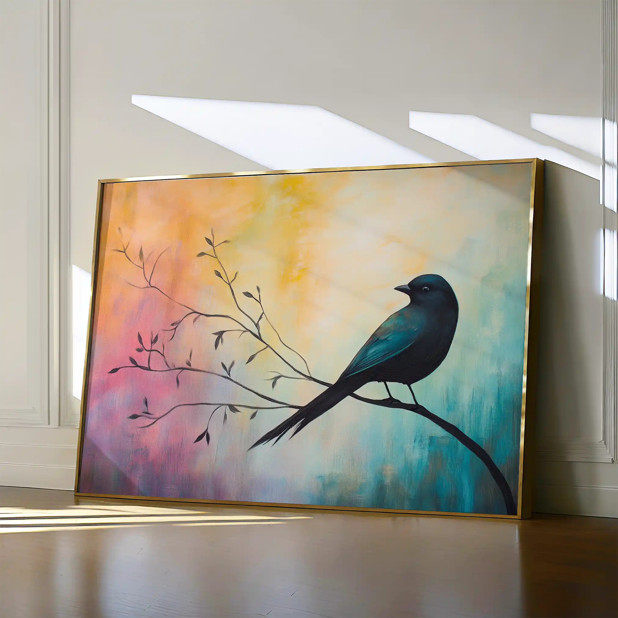 Animals 134 Canvas Art 60 x 40 cm / Black