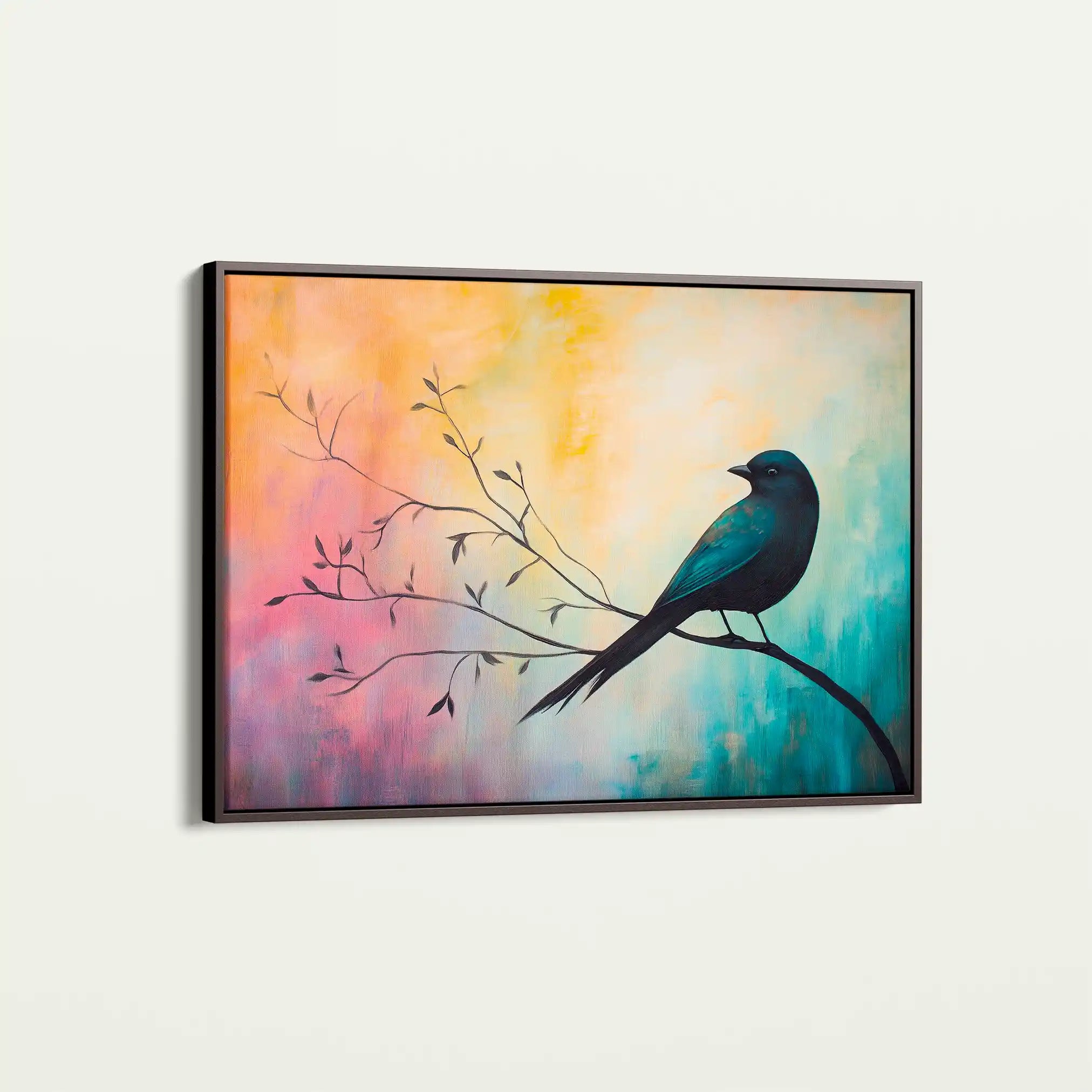 Animals 134 Canvas Art 60 x 40 cm / Black