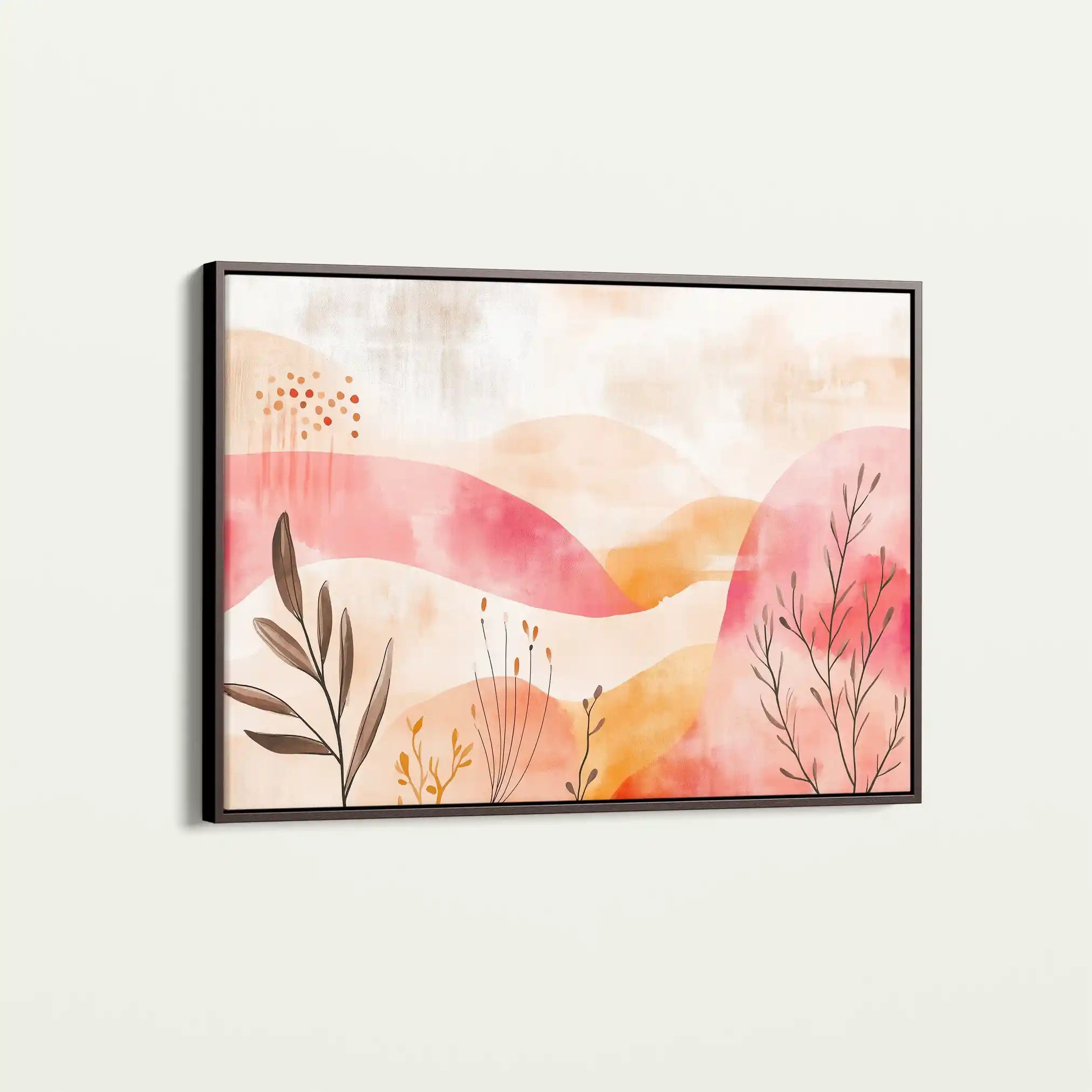 Boho 134 Canvas Art 60 x 40 cm / Black