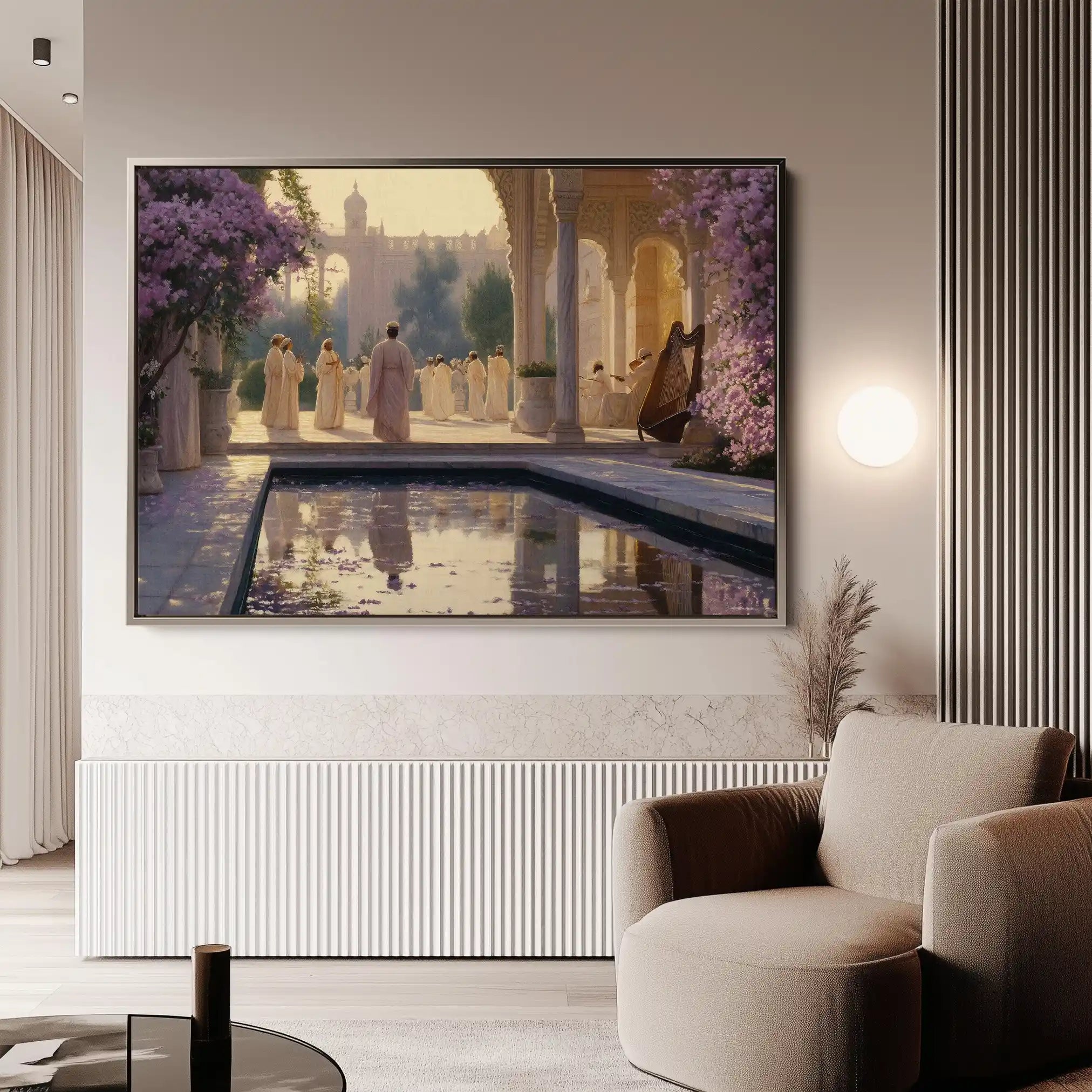 Orientalist 135 Canvas Art 60 x 40 cm / Black