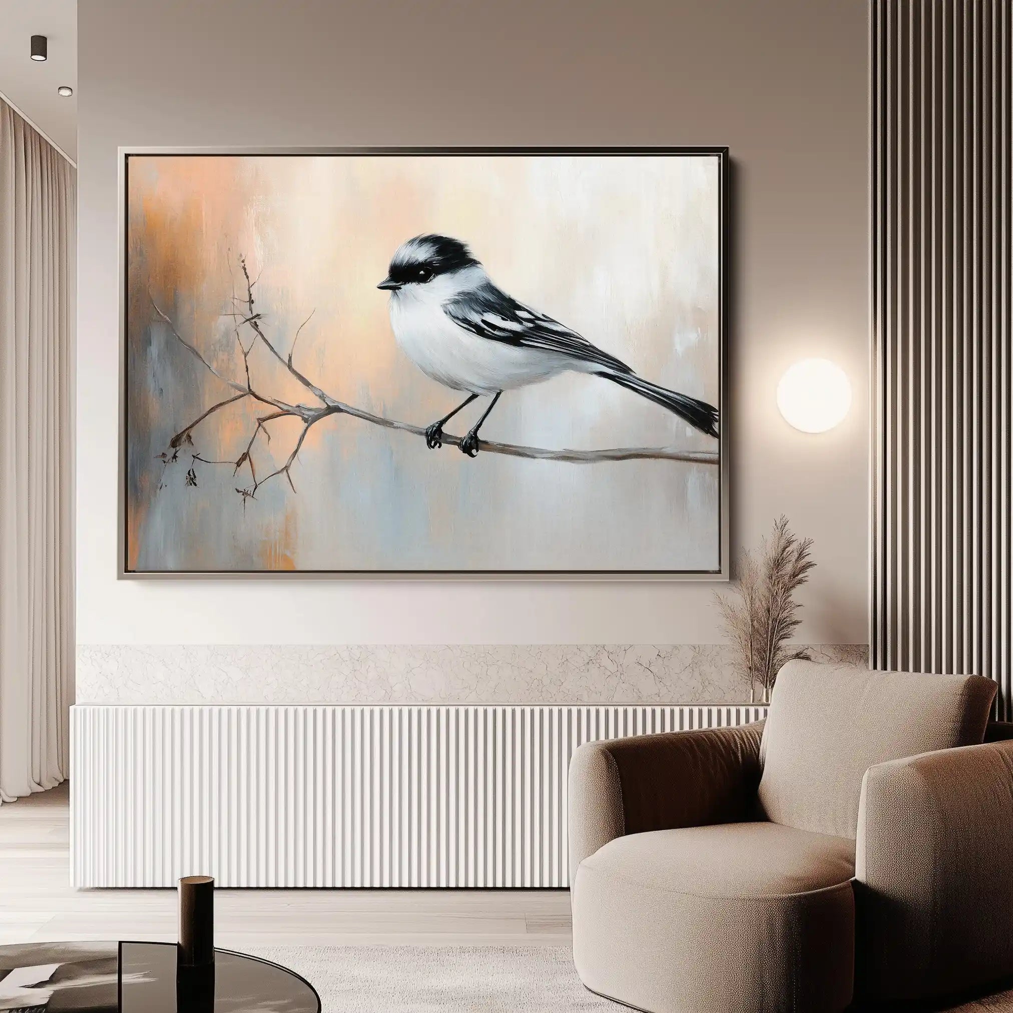 Animals 136 Canvas Art 60 x 40 cm / Black