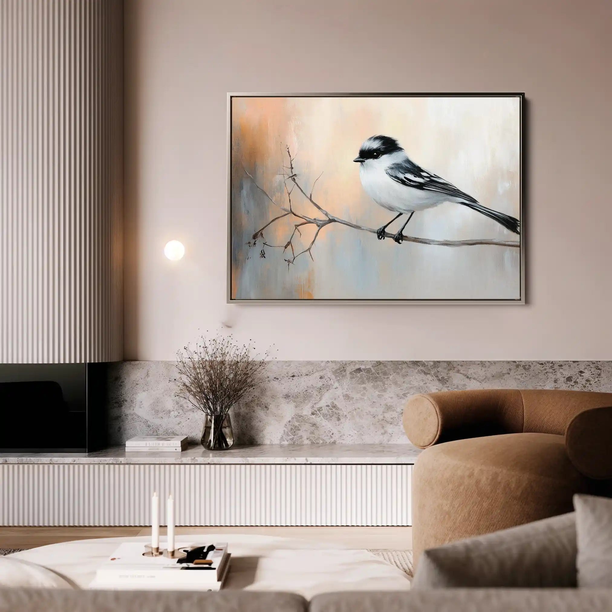 Animals 136 Canvas Art 60 x 40 cm / Black