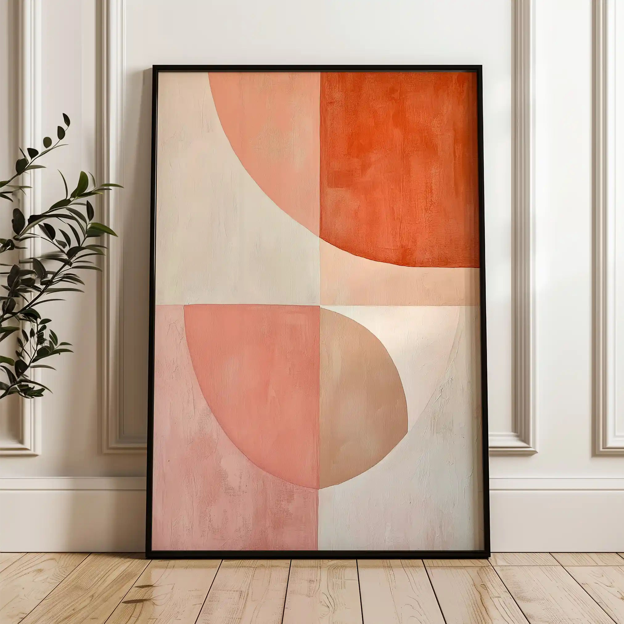 Boho 137 Canvas Art 60 x 40 cm / Black