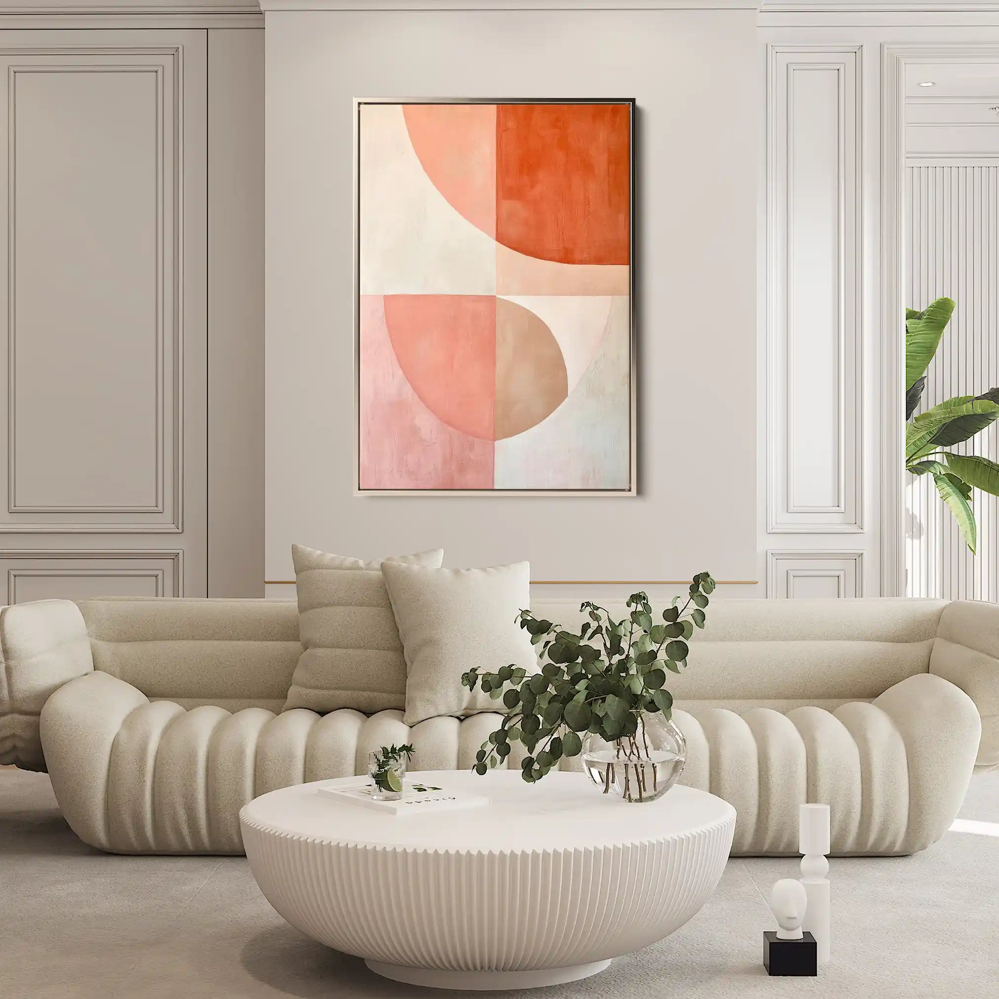 Boho 137 Canvas Art 60 x 40 cm / Black