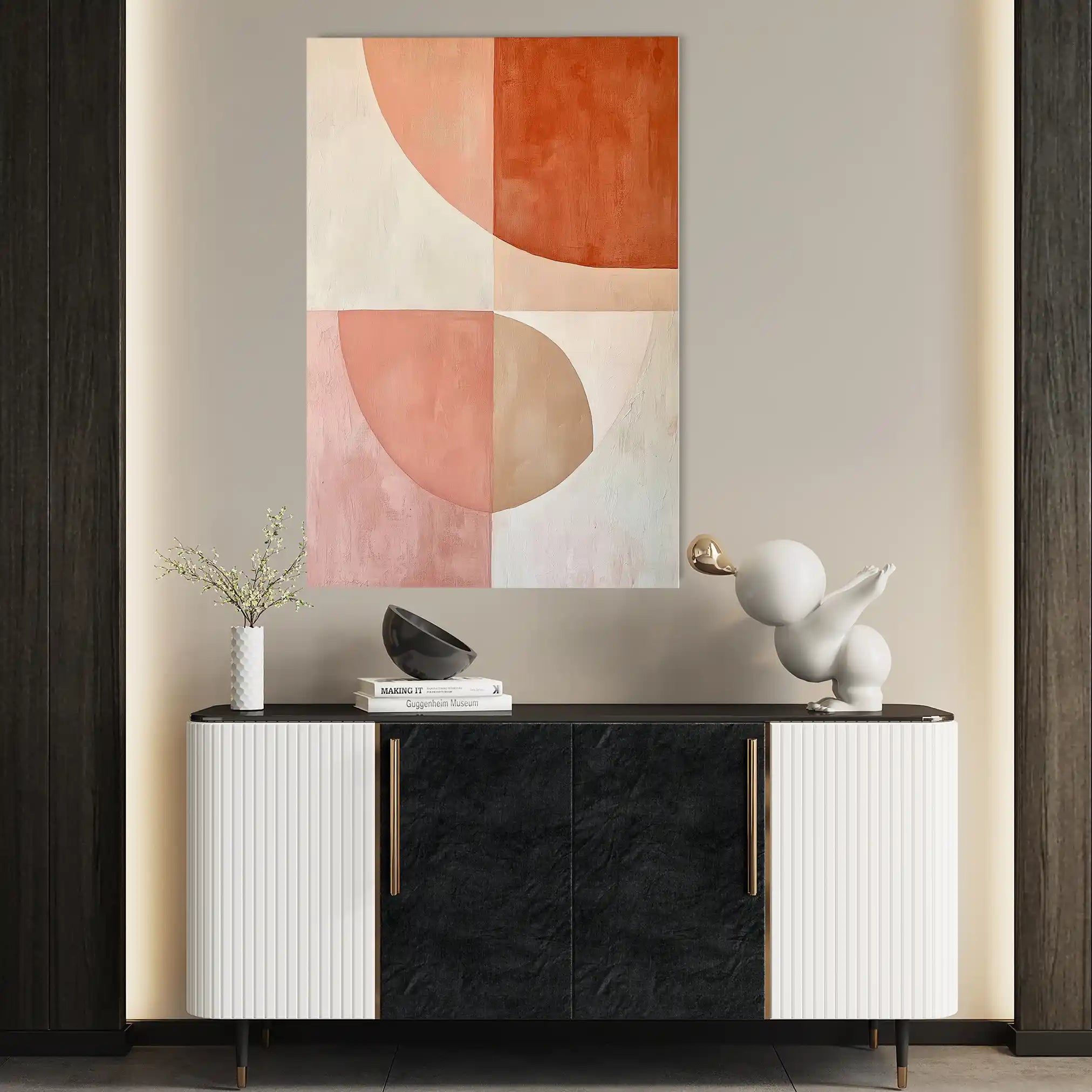 Boho 137 Canvas Art 60 x 40 cm / Black