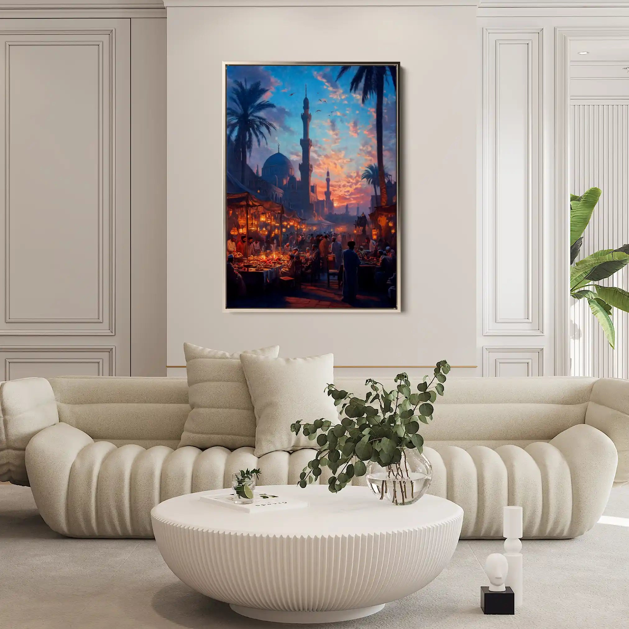 Orientalist 137 Canvas Art 60 x 40 cm / Black