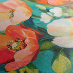 Floral 1373 Canvas Art 60 x 60 cm / Black