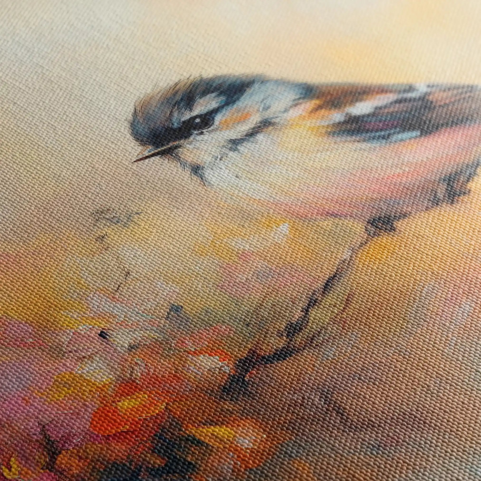 Animals 138 Canvas Art 60 x 40 cm / Black