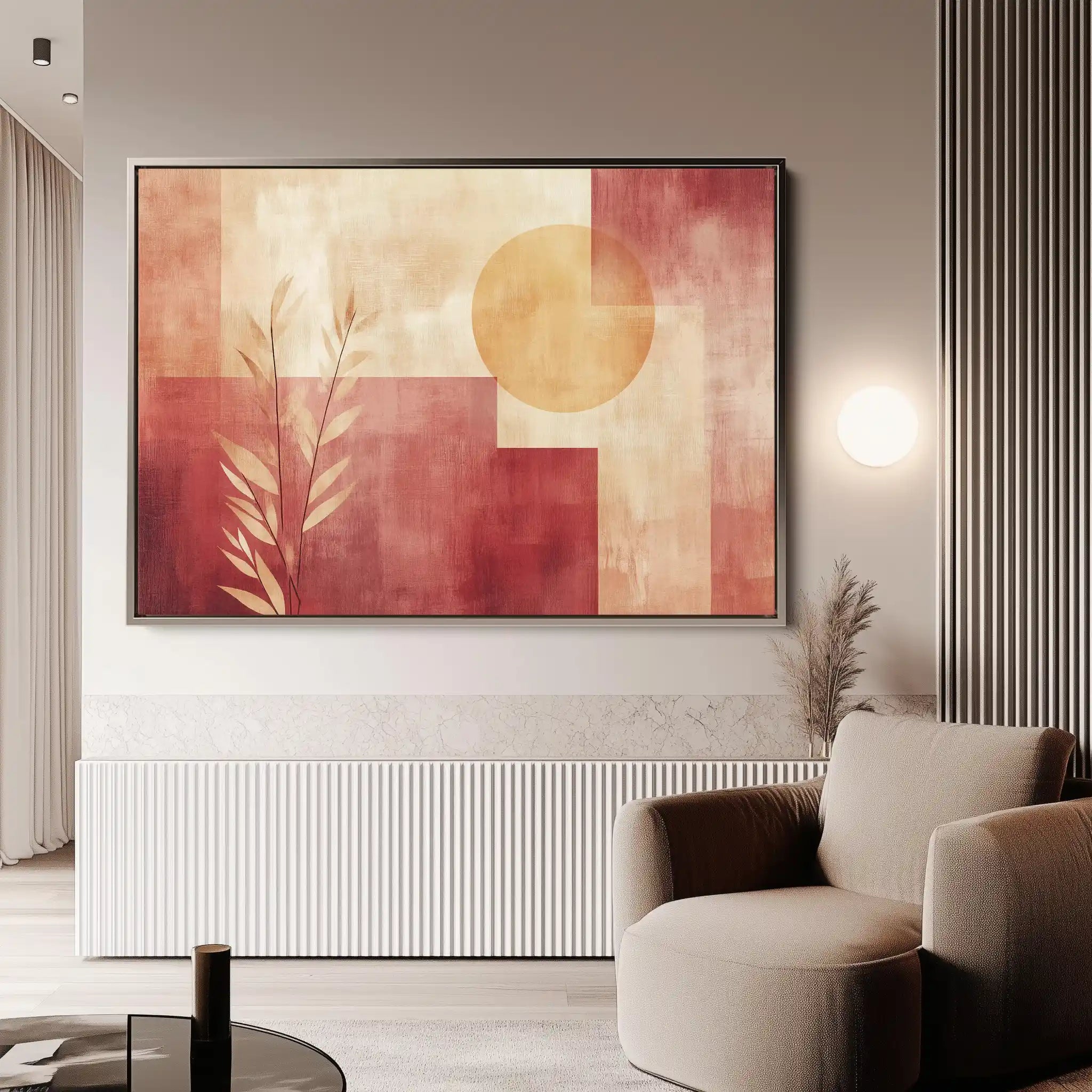 Boho 138 Canvas Art 60 x 40 cm / Black