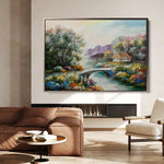 Landscape 138 Canvas Art 60 x 40 cm / Black