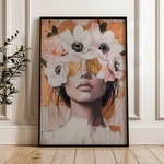 Portrait 138 Canvas Art 60 x 40 cm / Black