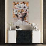 Portrait 138 Canvas Art 60 x 40 cm / Black