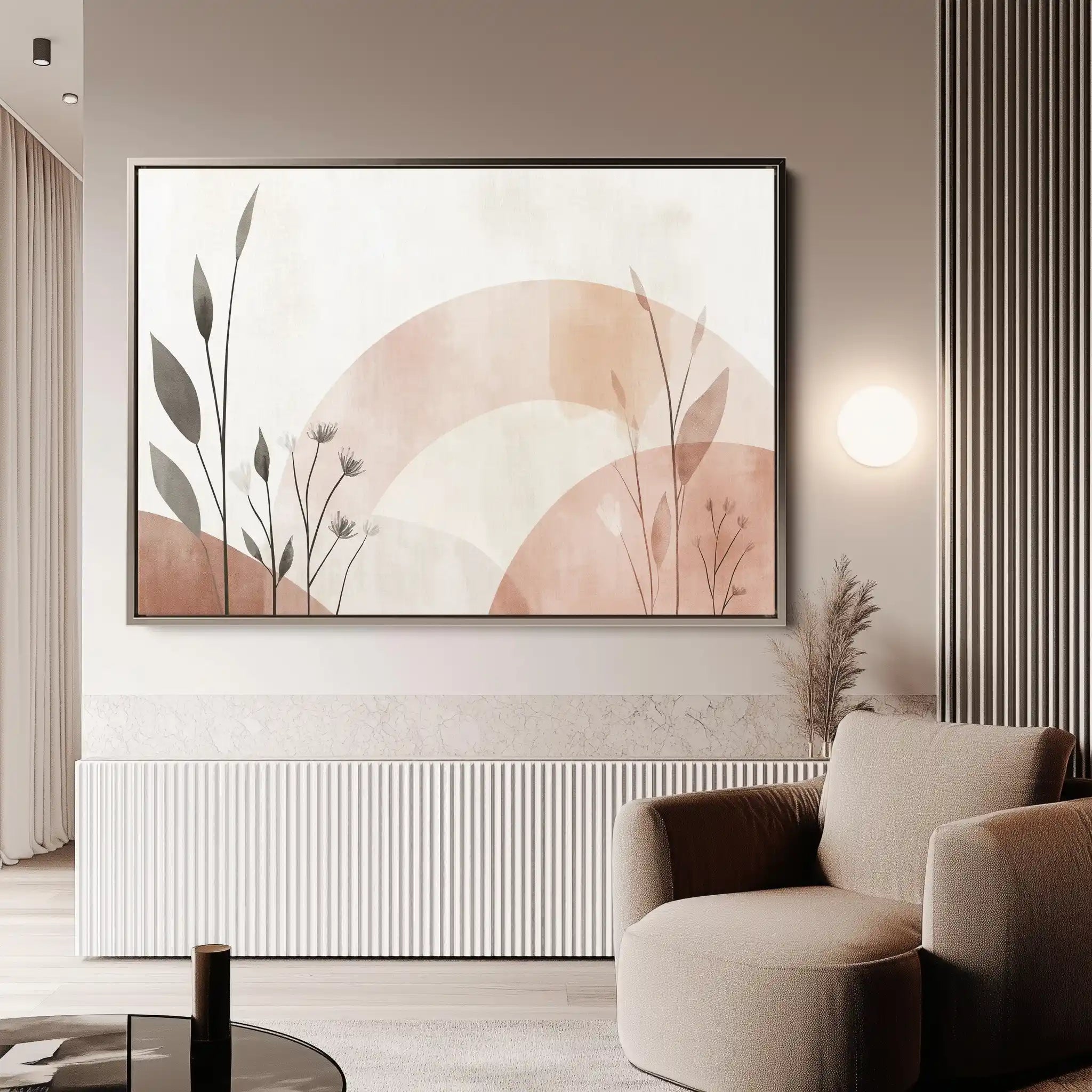 Boho 139 Canvas Art 60 x 40 cm / Black