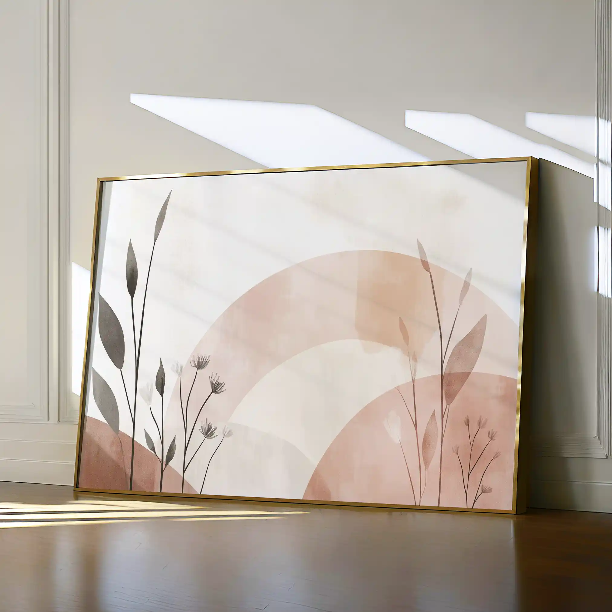 Boho 139 Canvas Art 60 x 40 cm / Black