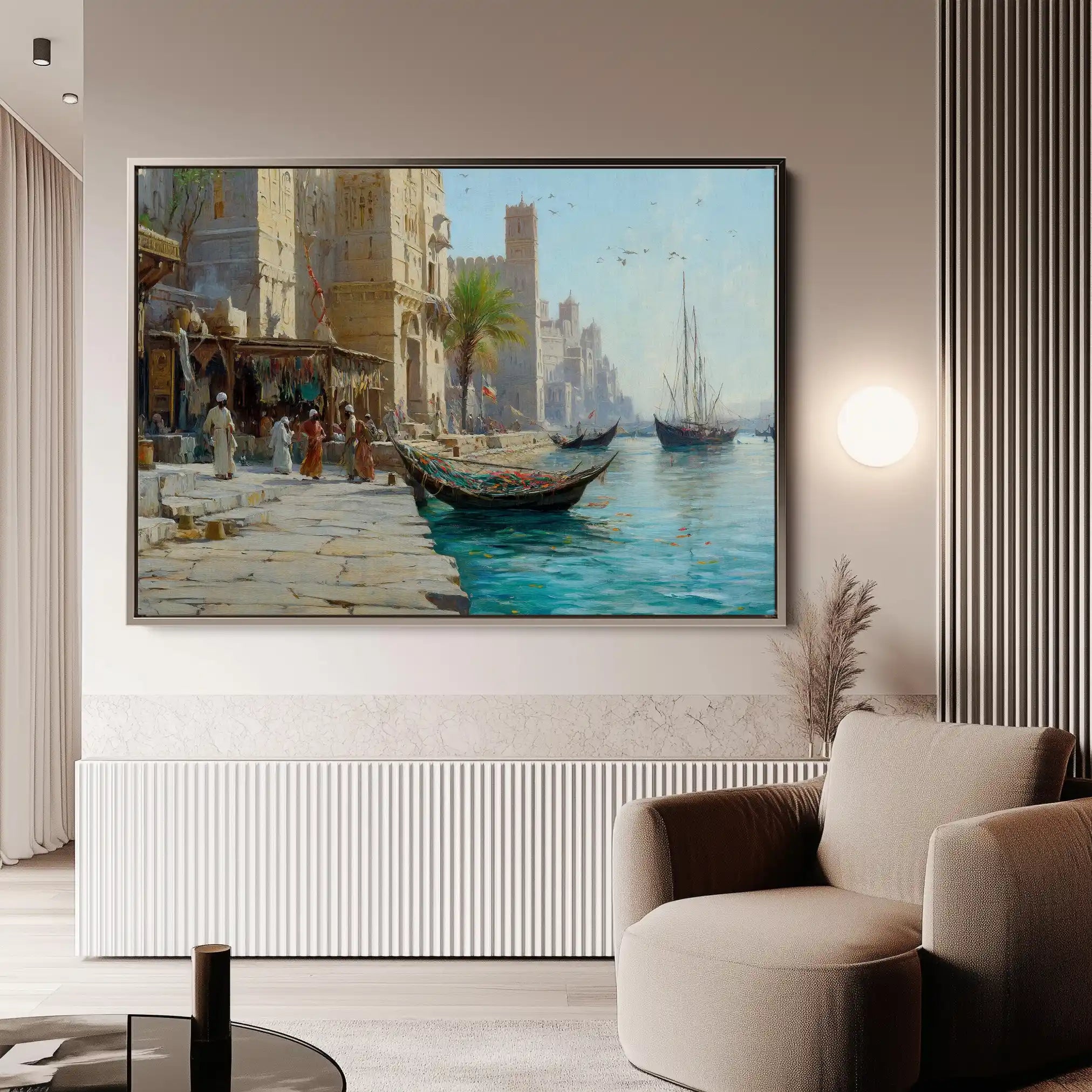 Orientalist 139 Canvas Art 60 x 40 cm / Black