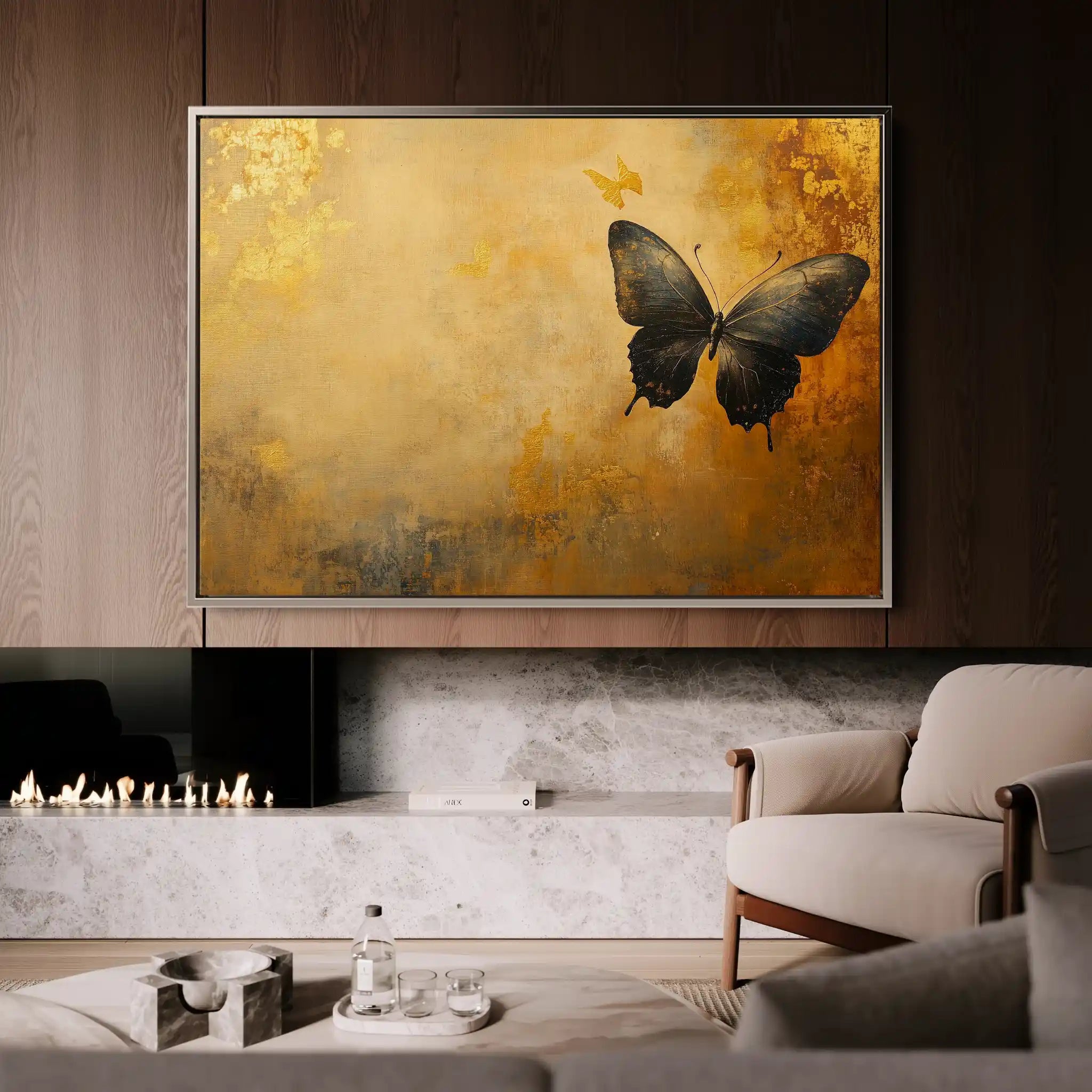 Animals 141 Canvas Art 60 x 40 cm / Black
