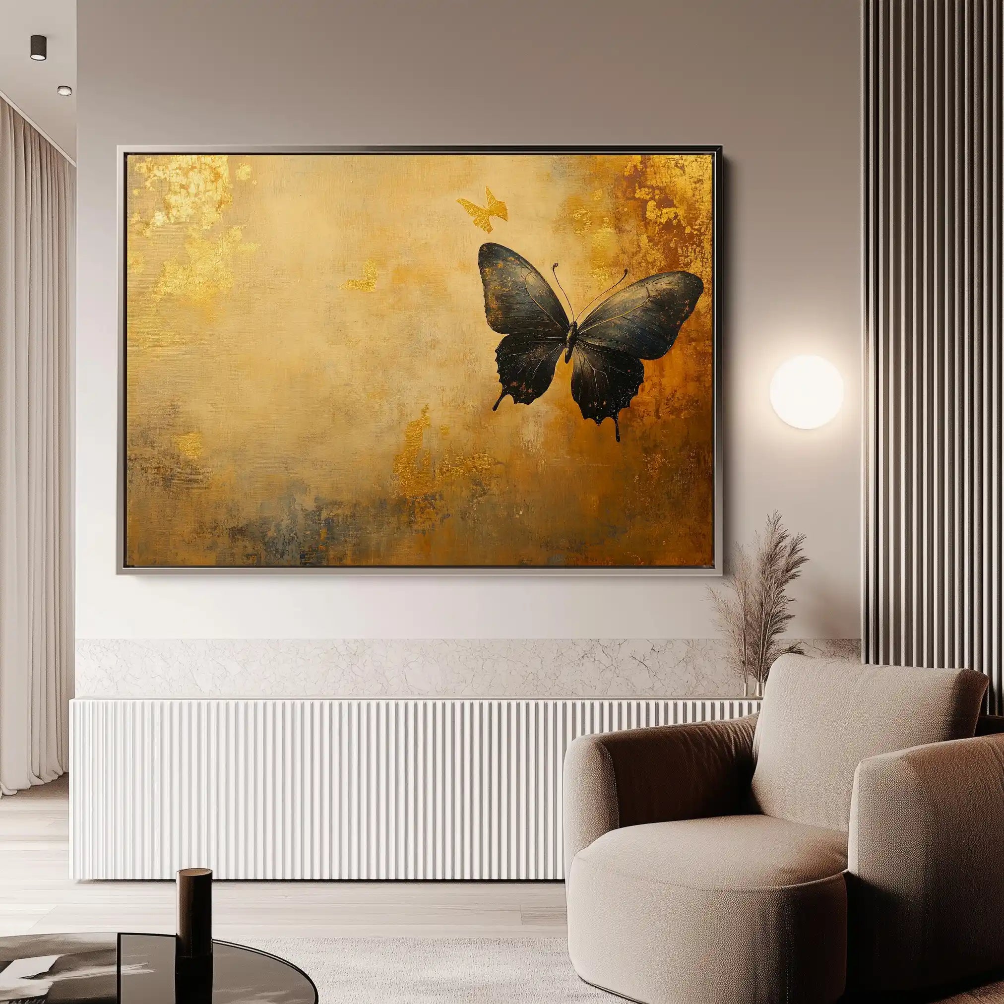 Animals 141 Canvas Art 60 x 40 cm / Black