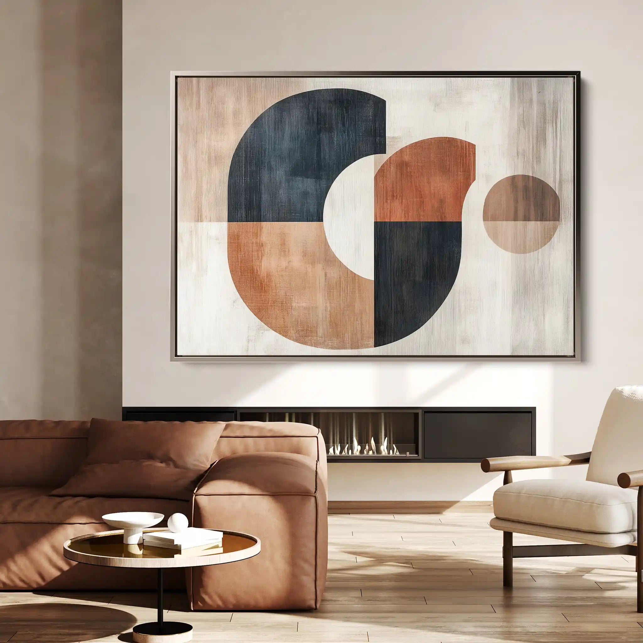 Boho 141 Canvas Art 60 x 40 cm / Black