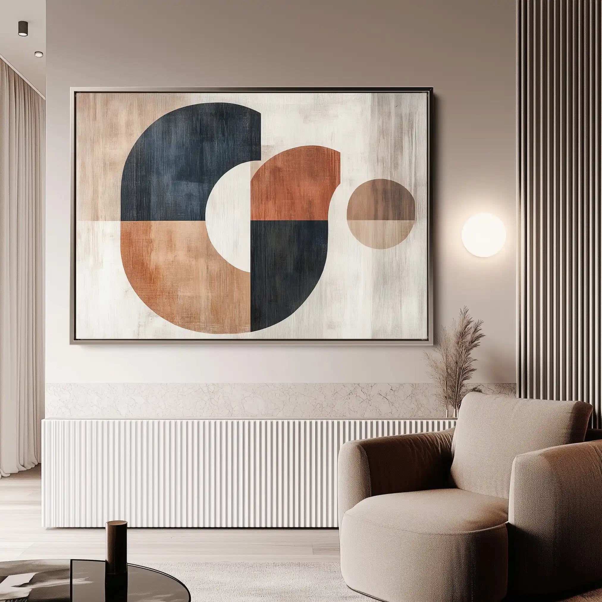 Boho 141 Canvas Art 60 x 40 cm / Black