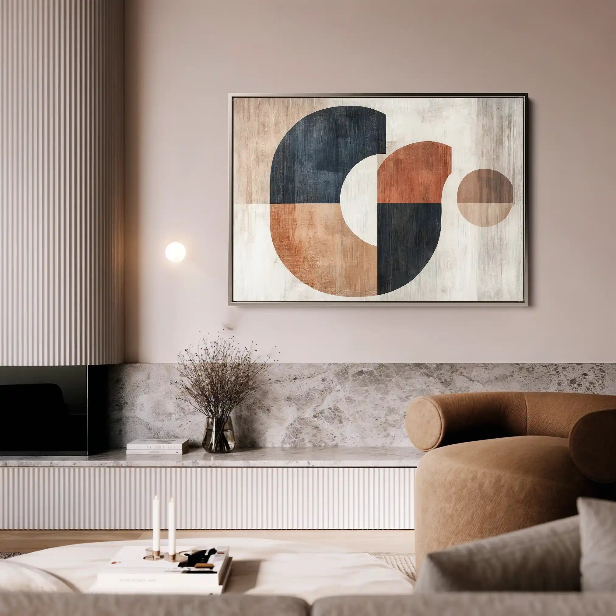 Boho 141 Canvas Art 60 x 40 cm / Black