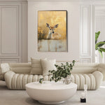 Animals 142 Canvas Art 60 x 40 cm / Black