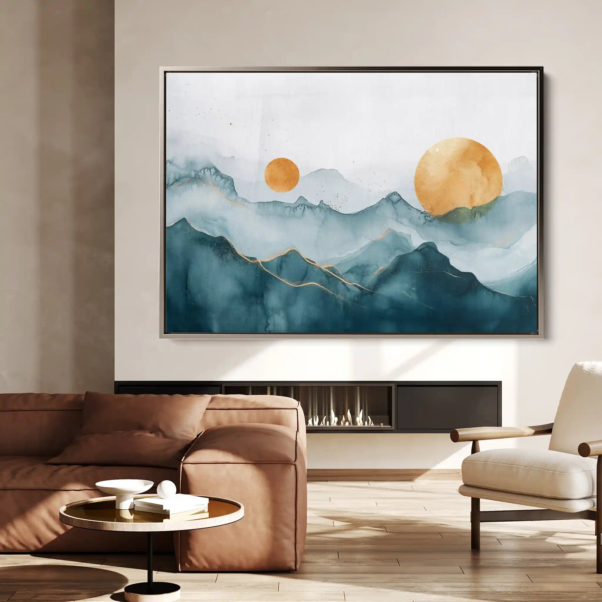 Boho 142 Canvas Art 60 x 40 cm / Black