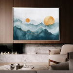 Boho 142 Canvas Art 60 x 40 cm / Black