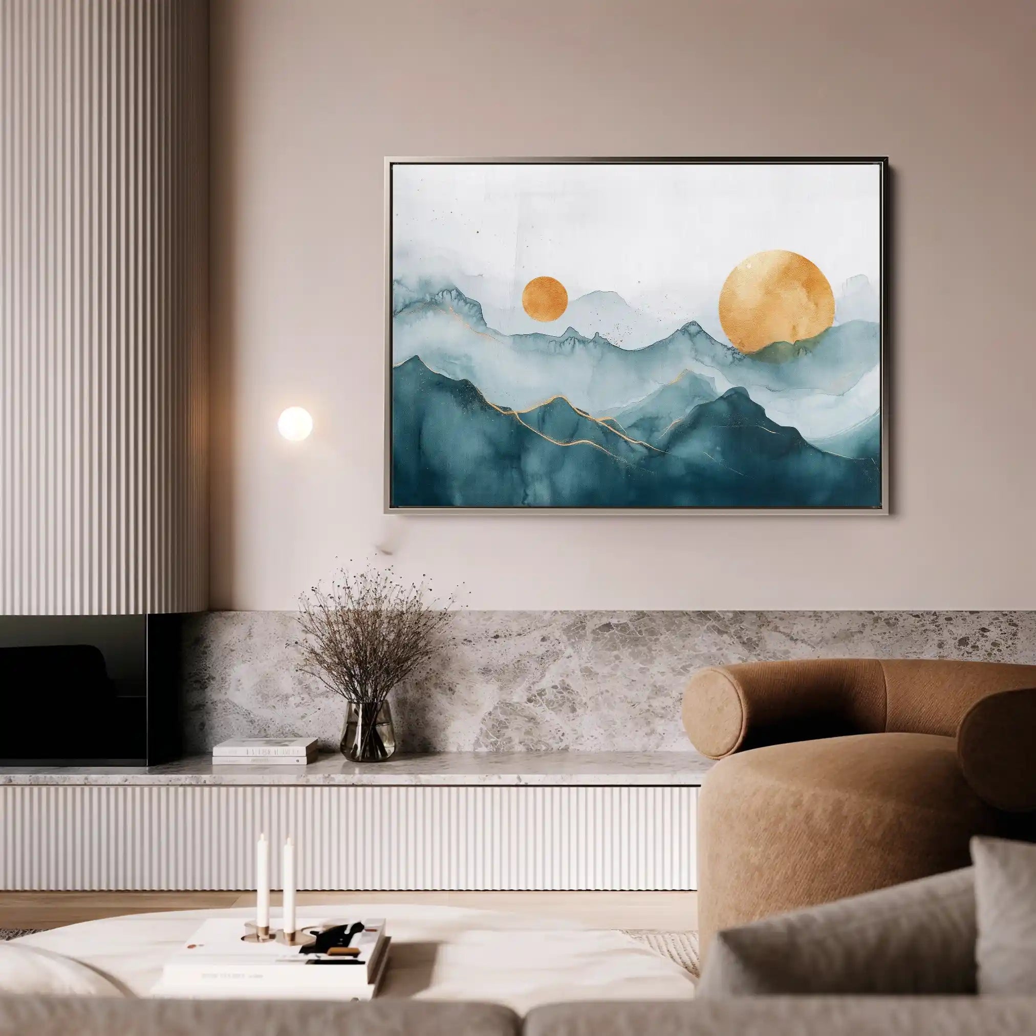 Boho 142 Canvas Art 60 x 40 cm / Black