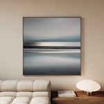 Abstract 1421 Canvas Art 60 x 60 cm / Black