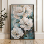 Floral 1427 Canvas Art 60 x 40 cm / Black